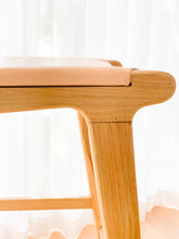 Load image into Gallery viewer, LOLA TEAK & LEATHER BAR CHAIR- Pre Order ETA late May