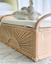 Load image into Gallery viewer, RATTAN SUNSHINE TOY BOX- back in stock now!
