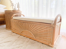 Load image into Gallery viewer, RATTAN SUNSHINE TOY BOX- back in stock now!