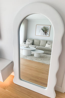 BLANC ARCHED MIRROR