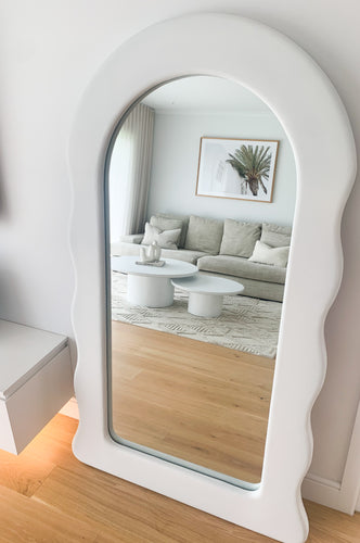 BLANC ARCHED MIRROR
