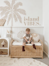 Load image into Gallery viewer, RATTAN ALOHA TOY BOX- Pre Order ETA late May