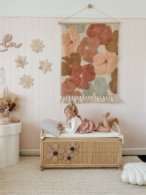 RATTAN DAISY TOY BOX- Pre Order ETA late May