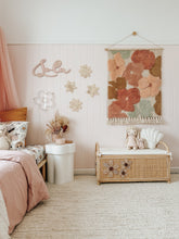 Load image into Gallery viewer, RATTAN DAISY TOY BOX- Pre Order ETA late May