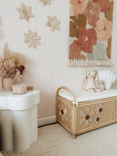 Load image into Gallery viewer, RATTAN DAISY TOY BOX- Pre Order ETA late May