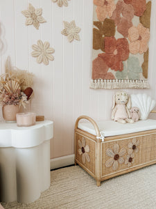 RATTAN DAISY TOY BOX- Pre Order ETA late May