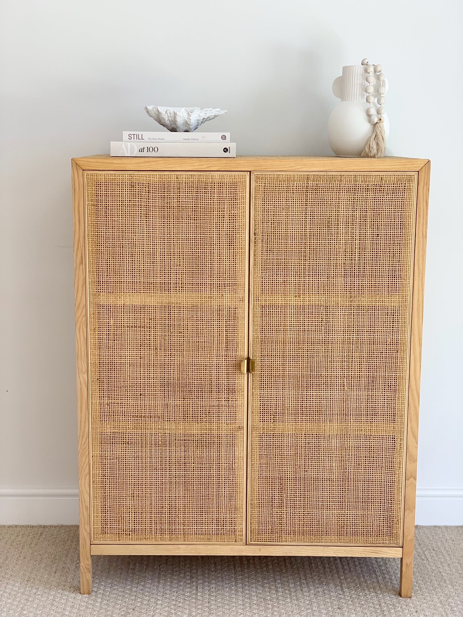 Wicker outlet cabinet ikea