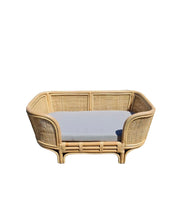 Load image into Gallery viewer, HUSK RATTAN DOG BED