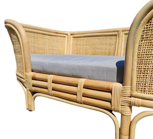 HUSK RATTAN DOG BED