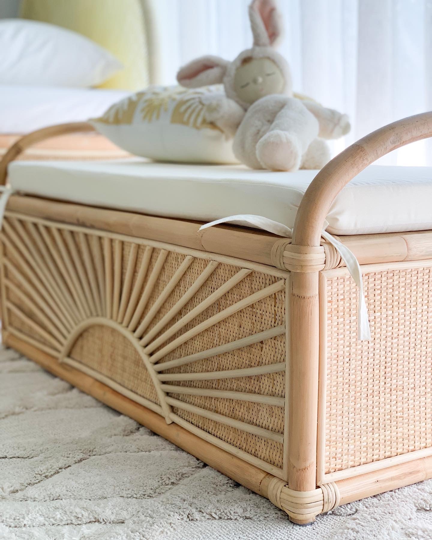 trunk wicker toy storage